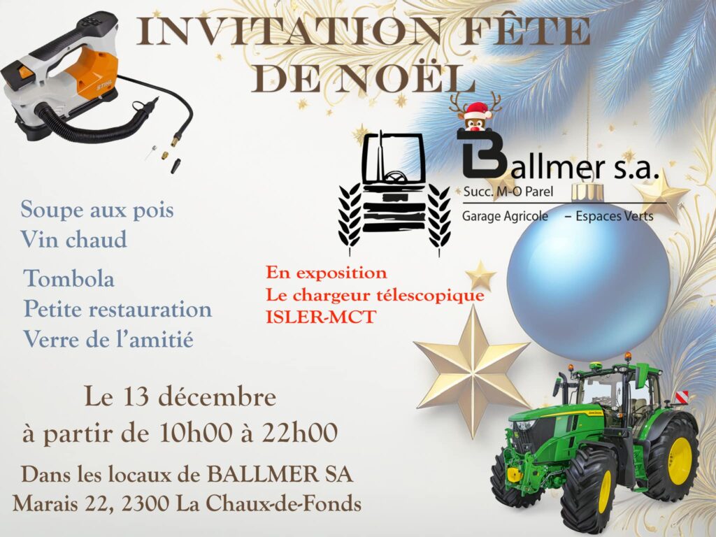 Invitation fête de Noël